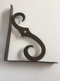 補強される黒いブラウン デザイナー鋳鉄のブラケット部屋の壁サポート鋼鉄